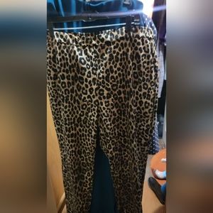 Michael Kors Leopard slacks